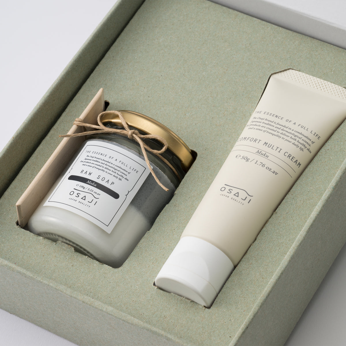 ローソープ＆マルチクリーム ギフトセット（ローソープMuku・コンフォートマルチクリーム 50g）